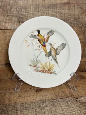 Game Birds SCHUMANN BAVARIA PHEASANT  Wall  Hanging Decorative Plate 8” Germany*